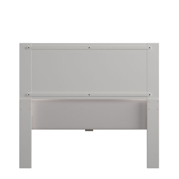 Allen White Horizontal Twin Panel Bed, image 4